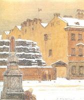 В ротах. Зима в городе. 1904