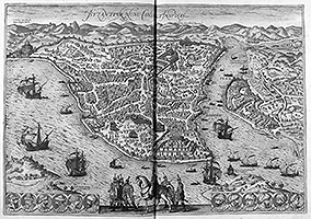 Константинополь (Georg Braun; Frans Hogenberg: Civitates Orbis Terrarum, Band 1, 1572)