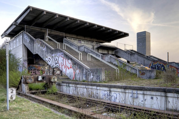 Железнодорожная станция у стадиона, Мюнхен 